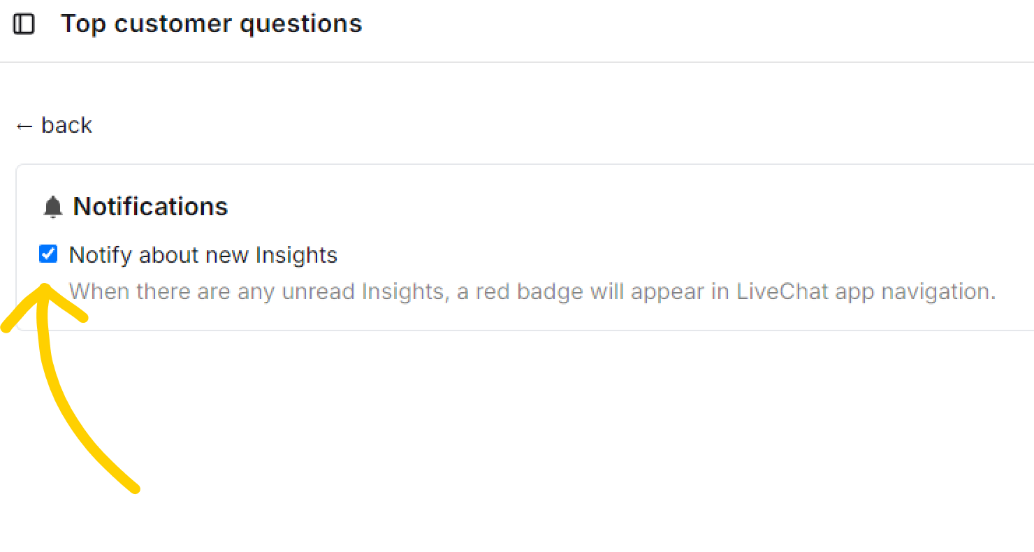 Insights Notifications